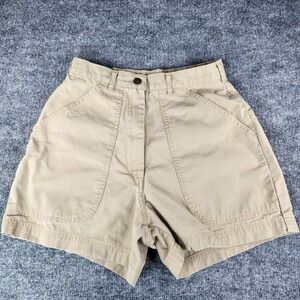 Woolrich Shorts Women's Size 8 Khaki Outdoors Pockets Hiking
